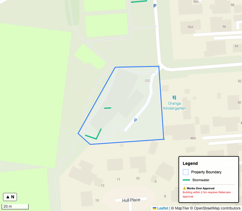 Underground stormwater pipes